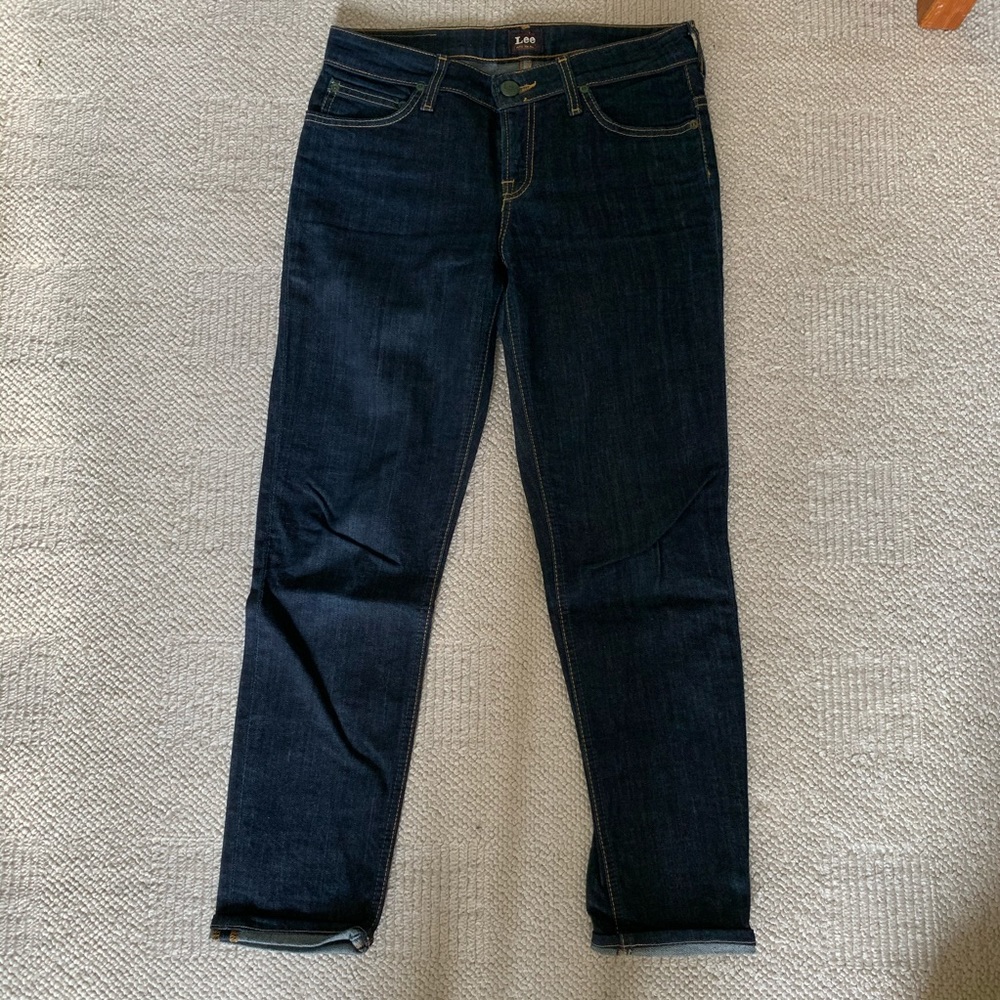 Classic Lee Denim Dark Denim Blue Sz 27